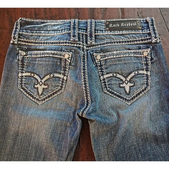 Rock Revival Denisa Straight Y2K Jeans - Size 29 - Picture 8 of 14